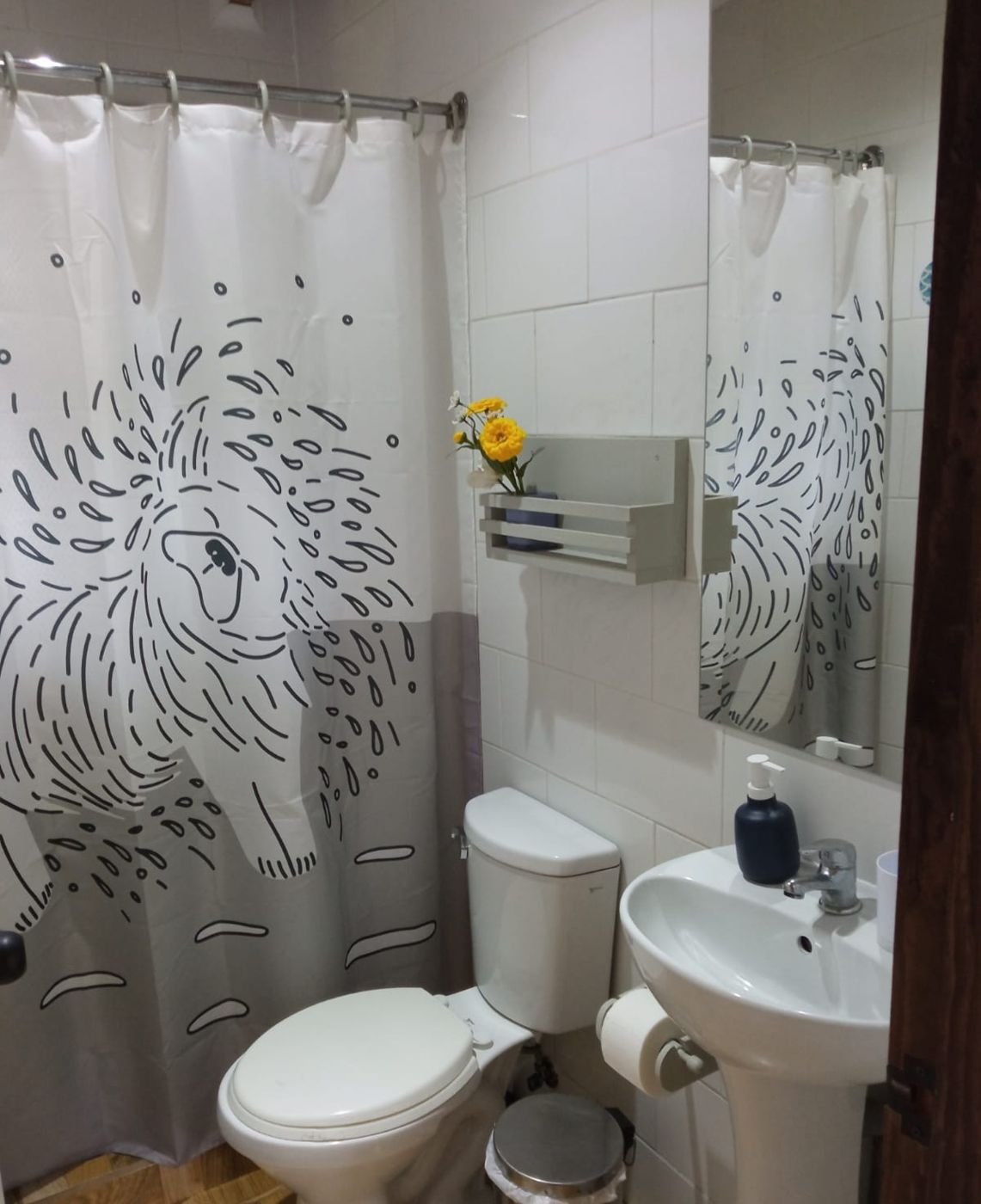 Baño de la cabaña para 2 personas